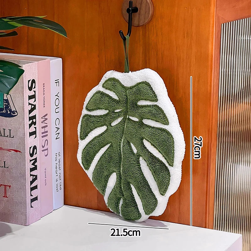 Absorbent Hand Towels Kitchen Hanging Towels for Hands Kitchen Accessories Bathroom Washing Hand Towels