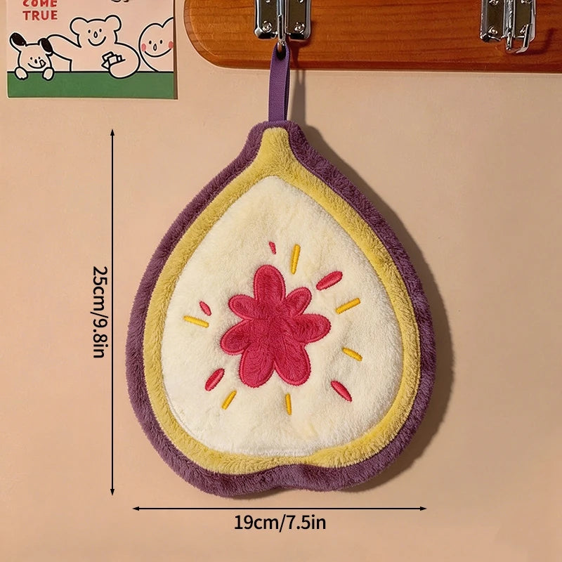 Absorbent Hand Towels Kitchen Hanging Towels for Hands Kitchen Accessories Bathroom Washing Hand Towels
