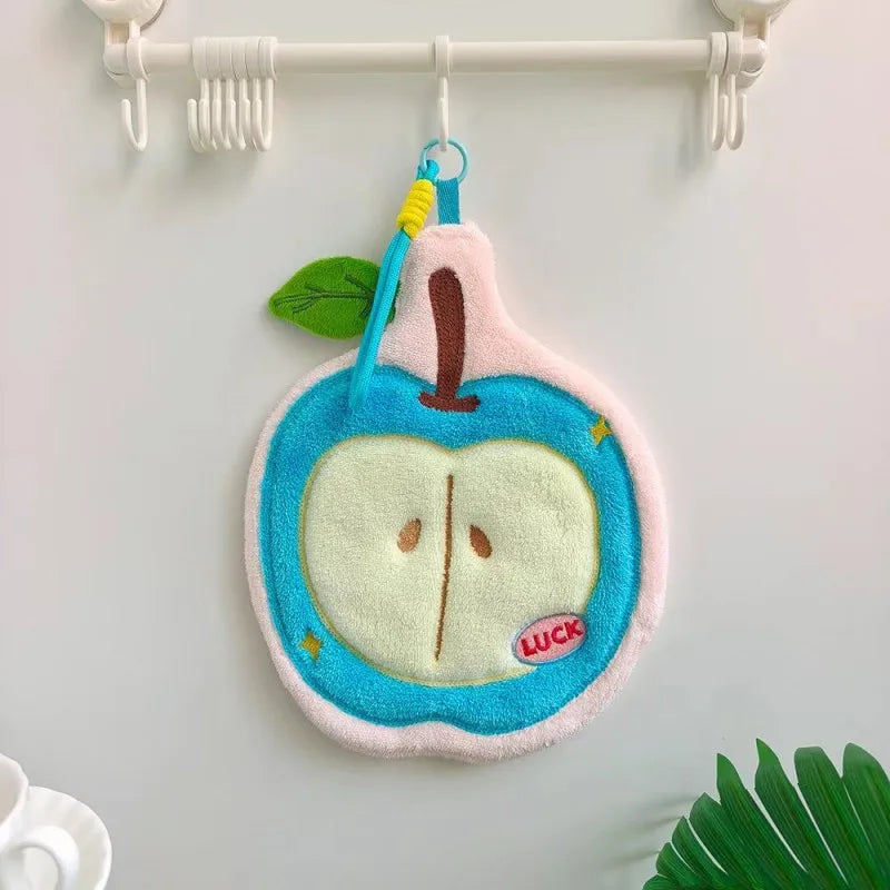 Absorbent Hand Towels Kitchen Hanging Towels for Hands Kitchen Accessories Bathroom Washing Hand Towels