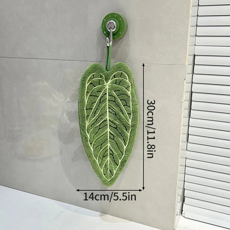 Absorbent Hand Towels Kitchen Hanging Towels for Hands Kitchen Accessories Bathroom Washing Hand Towels