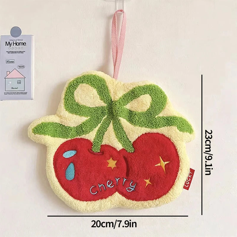 Absorbent Hand Towels Kitchen Hanging Towels for Hands Kitchen Accessories Bathroom Washing Hand Towels