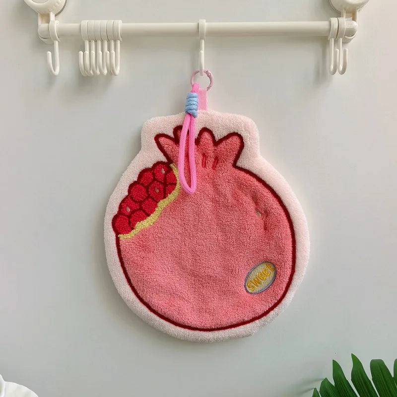 Absorbent Hand Towels Kitchen Hanging Towels for Hands Kitchen Accessories Bathroom Washing Hand Towels