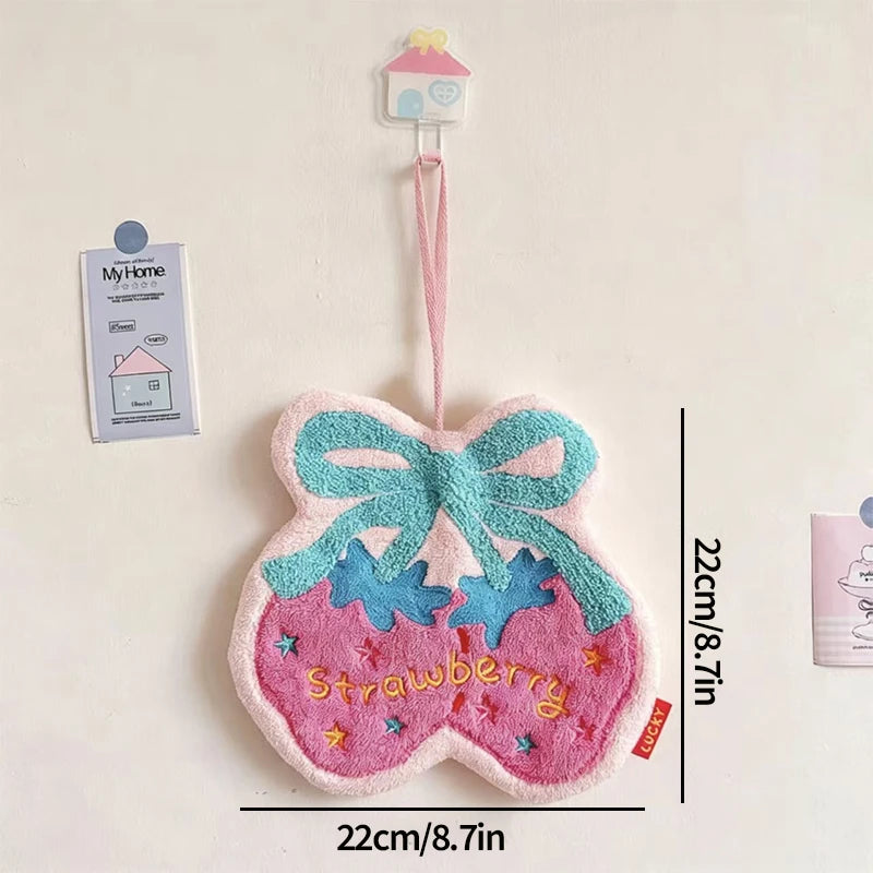Absorbent Hand Towels Kitchen Hanging Towels for Hands Kitchen Accessories Bathroom Washing Hand Towels